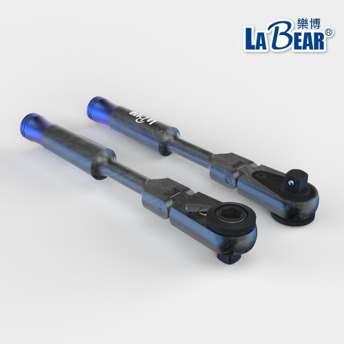 【LaBear】搖頭棘輪柄 72齒 180度擺頭 套筒起子兩用 2分 1/4＂ 多功能棘輪手柄 磁吸式