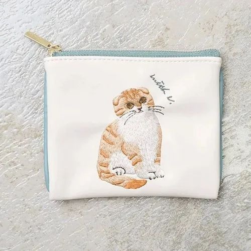 【飛魚愛日貨】貓咪刺繡零錢包｜小物收納-規格圖4