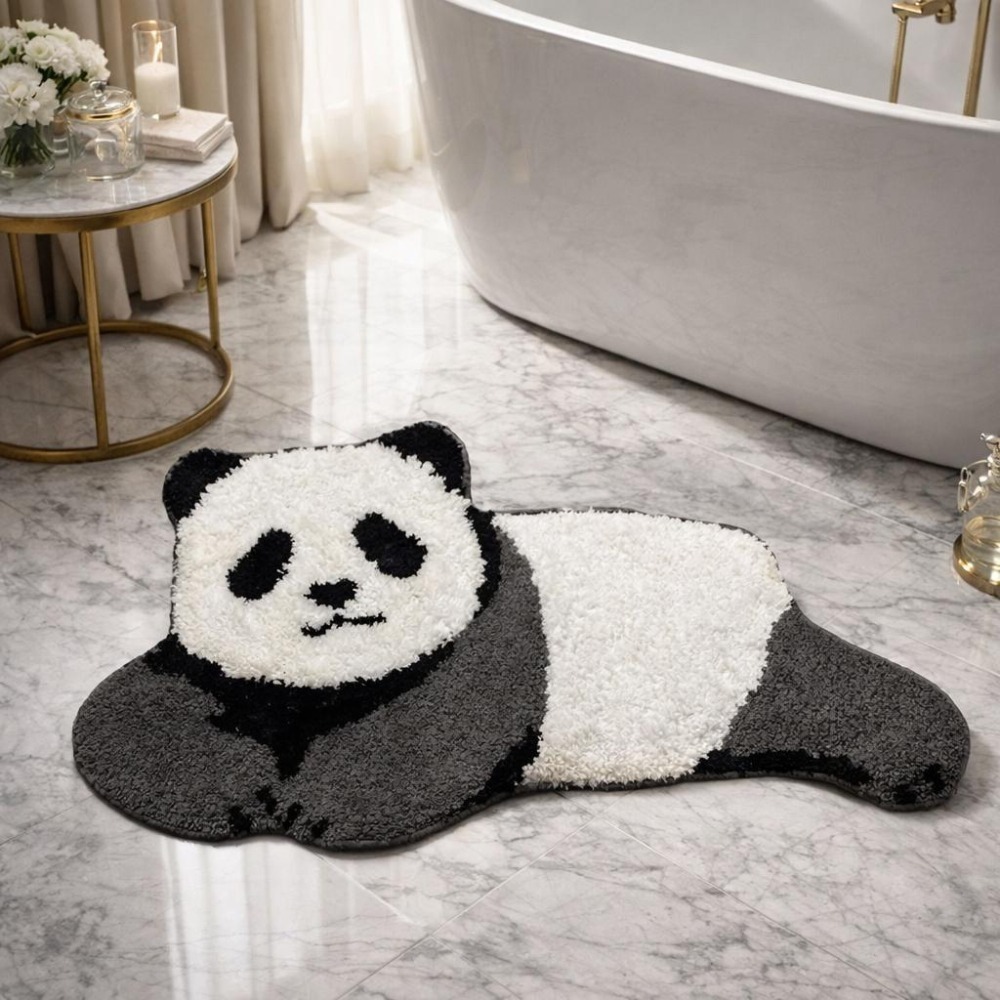 【飛魚愛日貨】萌趣動物防滑地墊｜客廳/浴室/書房適用-細節圖2