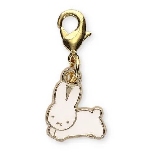 【飛魚愛日貨】Miffy米飛兔金屬小掛飾｜包包/鑰匙/手機裝飾-規格圖1