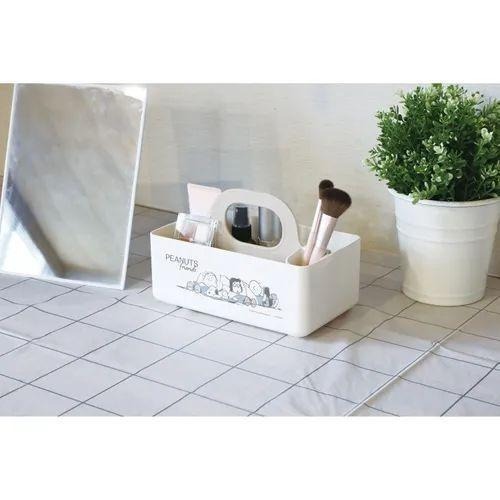 【飛魚愛日貨】Snoopy史努比小巧手提收納盒｜客廳&書桌收納-細節圖2