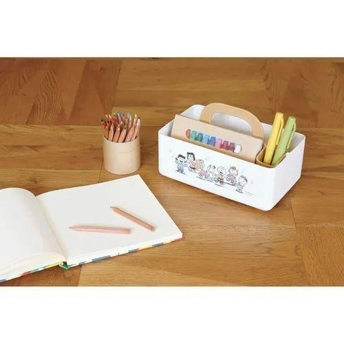 【飛魚愛日貨】Snoopy史努比小巧手提收納盒｜客廳&書桌收納-細節圖7