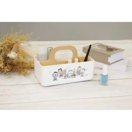 【飛魚愛日貨】Snoopy史努比小巧手提收納盒｜客廳&書桌收納-細節圖8