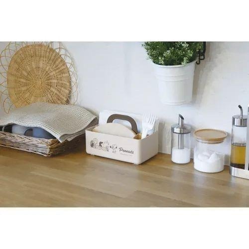 【飛魚愛日貨】Snoopy史努比小巧手提收納盒｜客廳&書桌收納-細節圖6