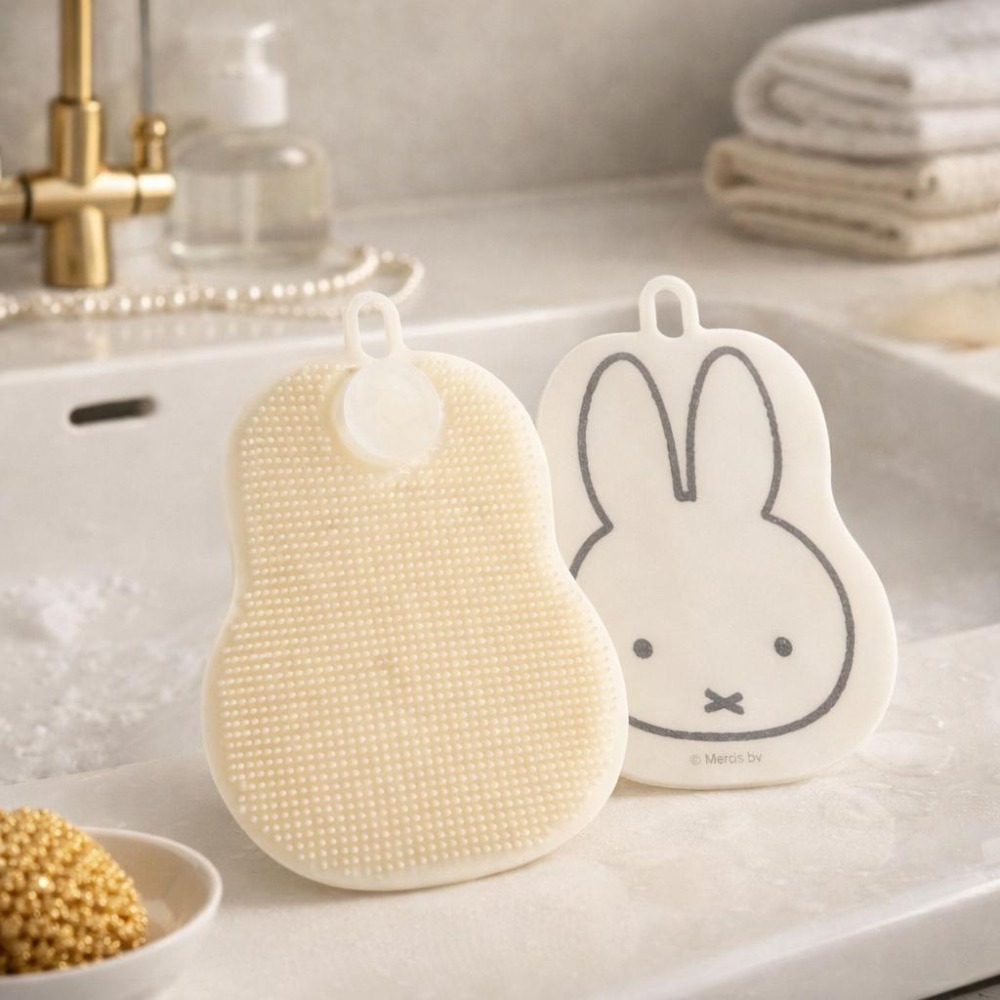 【飛魚愛日貨】Miffy米飛兔吸盤式環保矽膠清潔刷-細節圖2