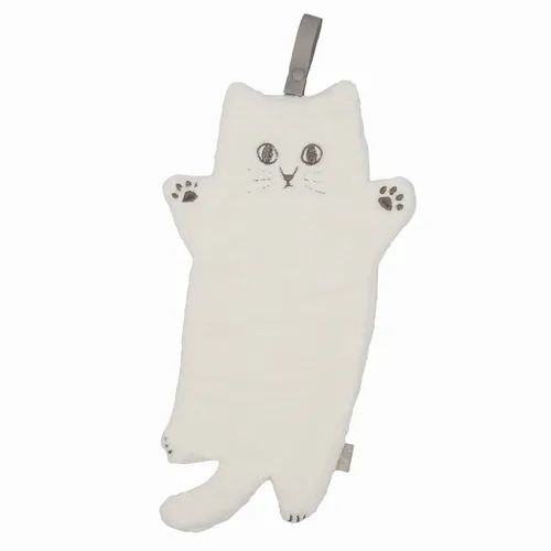 【飛魚愛日貨】哇～！舉手貓咪｜可掛式擦手巾-規格圖2