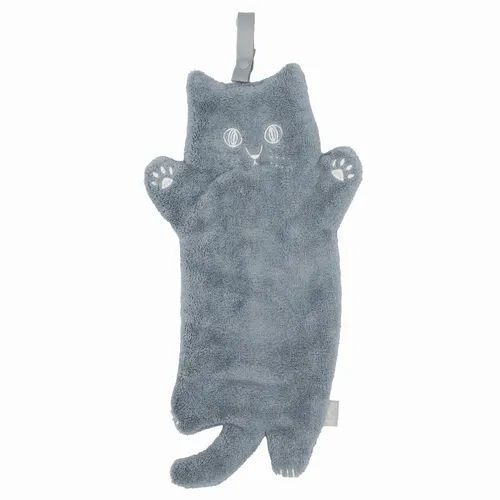 【飛魚愛日貨】哇～！舉手貓咪｜可掛式擦手巾-規格圖2