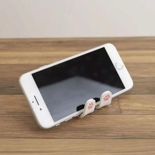 【飛魚愛日貨】貓咪磁吸收納手機支架-細節圖3