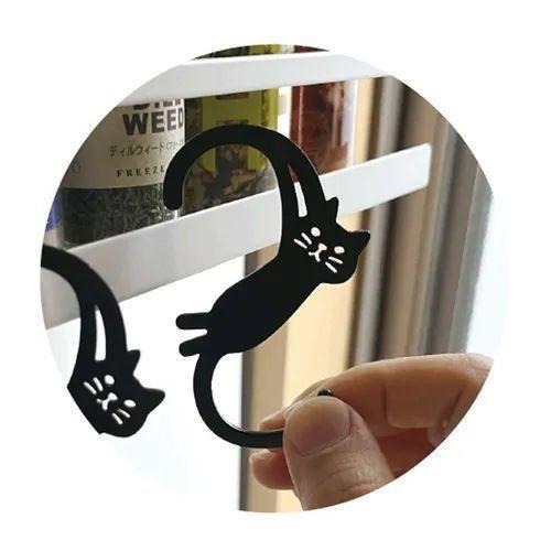 【飛魚愛日貨】簡約貓咪造型S 掛勾-細節圖3