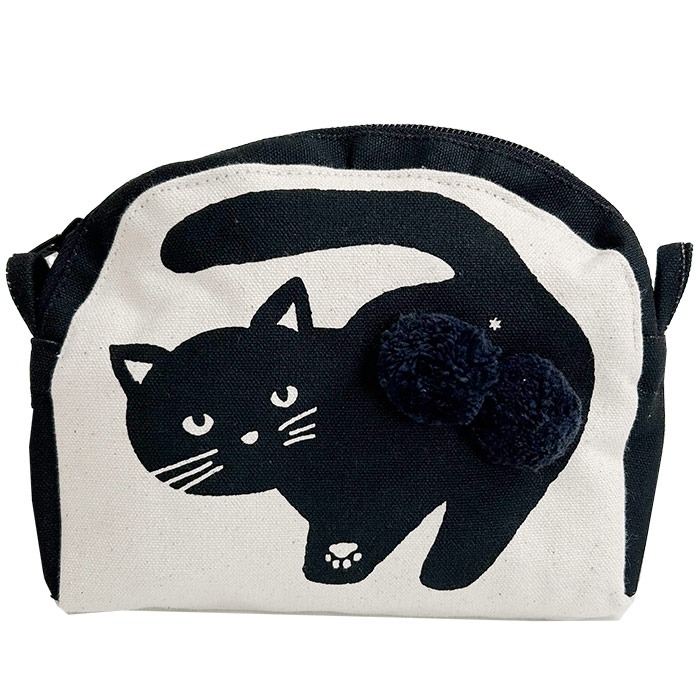 【飛魚愛日貨】蛋蛋貓系列化妝包 側背包 斜背包 單肩包-規格圖9