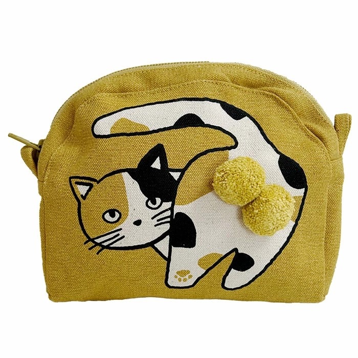 【飛魚愛日貨】蛋蛋貓系列化妝包 側背包 斜背包 單肩包-規格圖9