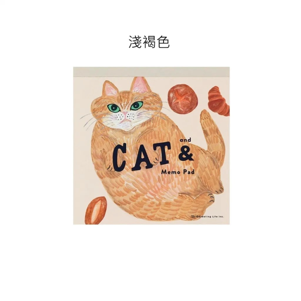【飛魚愛日貨】貓咪插畫便條本-細節圖6