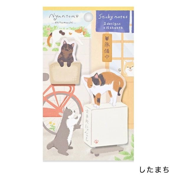 【飛魚愛日貨】貓咪造型便條紙 便利貼-細節圖6