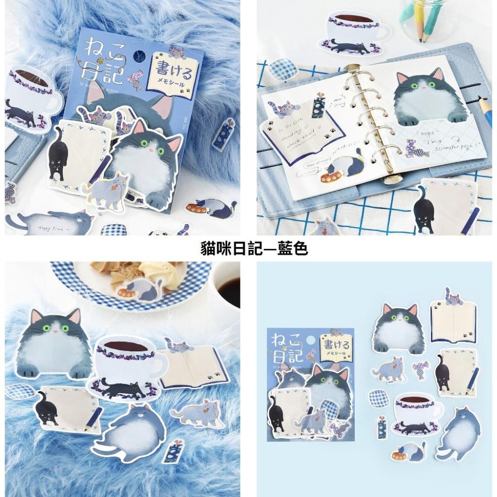 【飛魚愛日貨】日本燙金貓咪貼紙-細節圖3