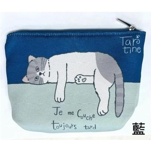 【飛魚愛日貨】タルティーヌ系列—貓咪化妝包-細節圖4