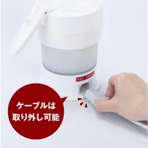 【飛魚愛日貨】日本MCO折疊旅行水壺 摺疊熱水壺 旅行 露營 出國必備-細節圖5