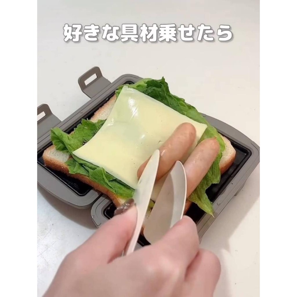 【飛魚愛日貨】3COINS 微波爐熱壓吐司盒｜早餐免開火-細節圖3