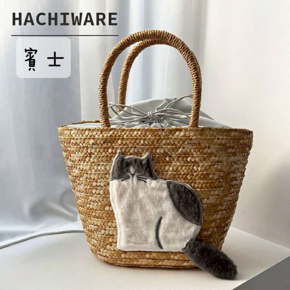 【飛魚愛日貨】毛絨絨動物編織包-細節圖3