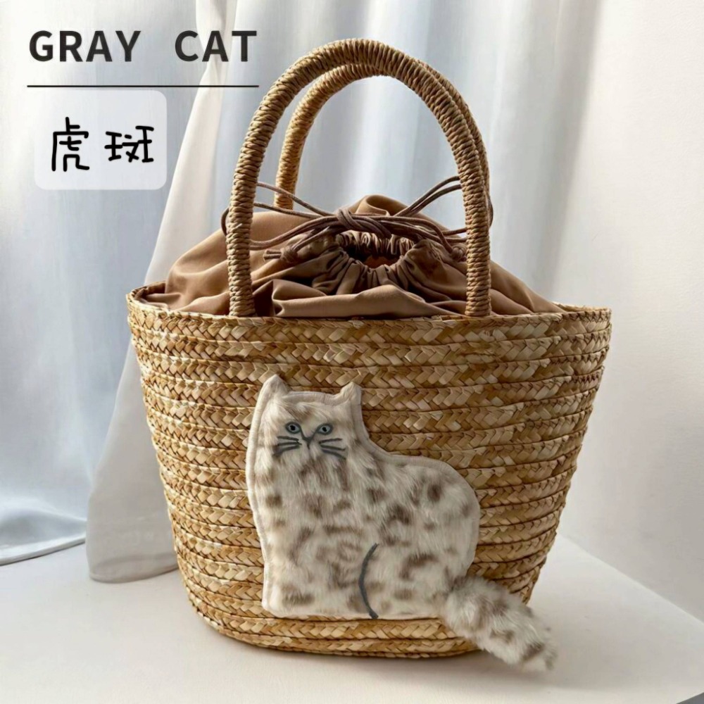 【飛魚愛日貨】毛絨絨動物編織包-規格圖8