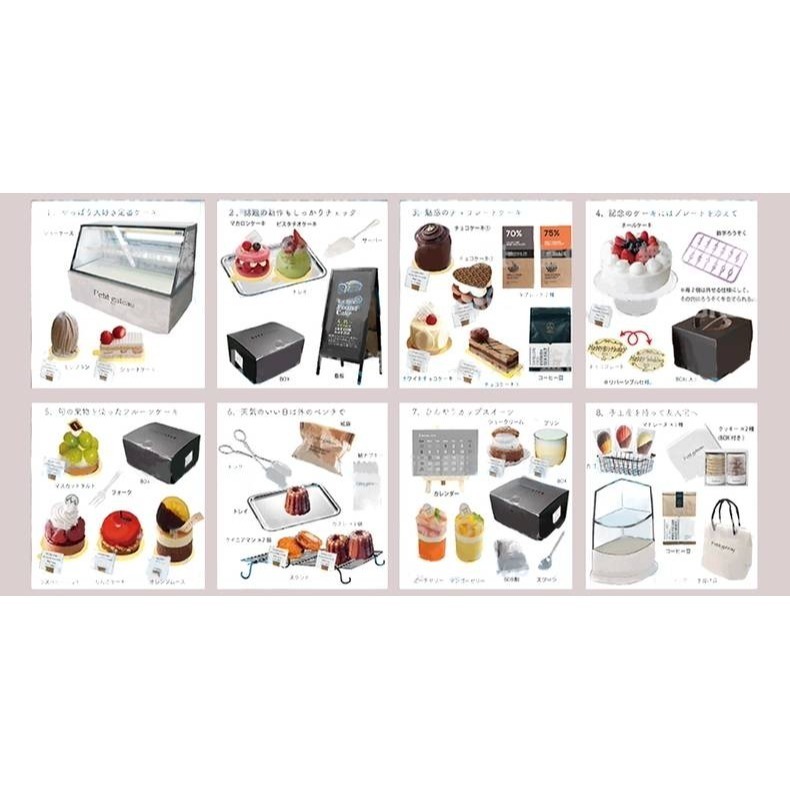 re-ment 法式蛋糕店-細節圖2