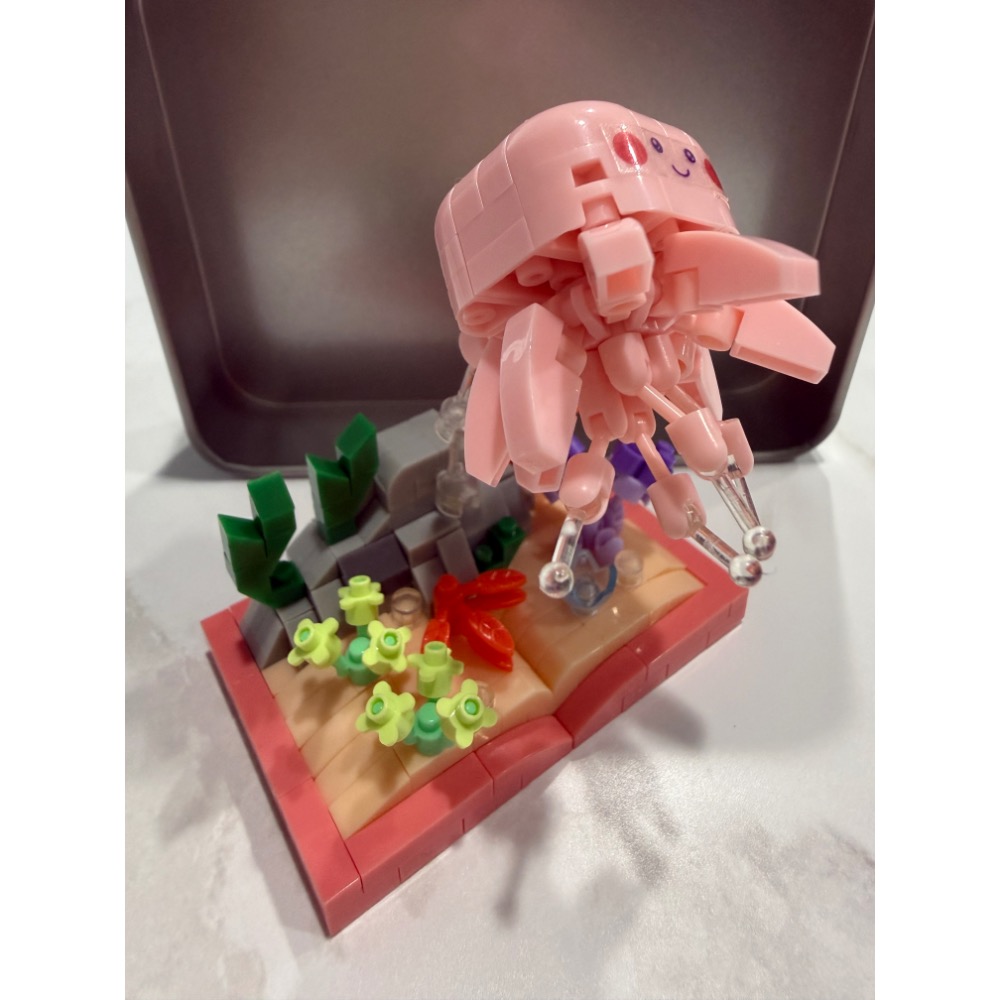 可動章魚小積木擺飾 出清-細節圖2