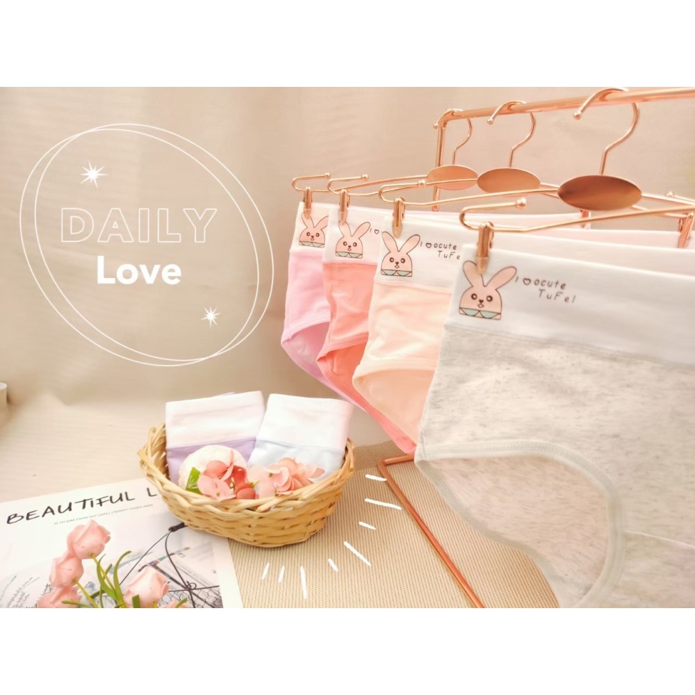 台灣現貨 庭兒柑仔店🍊【08CY56】動物內褲 卡通內褲 學生內褲 女生內褲 棉質內褲 三角褲-細節圖5