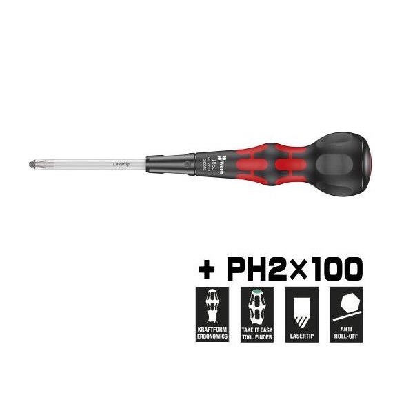 德國【WERA】日本限定版 球型怪牙螺絲起子 十字/一字起子-細節圖4