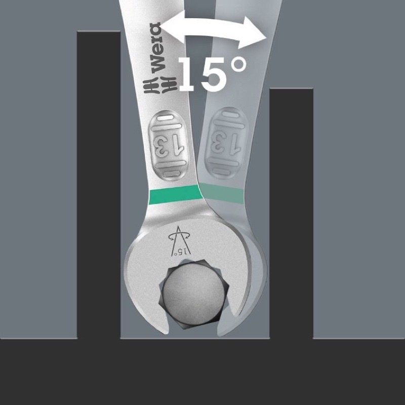 德國【WERA】 6003Joker 梅開扳手11支組-附帆布收納包-細節圖3