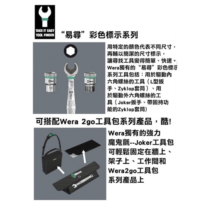 德國【WERA】 6003Joker 梅開扳手11支組-附帆布收納包-細節圖5