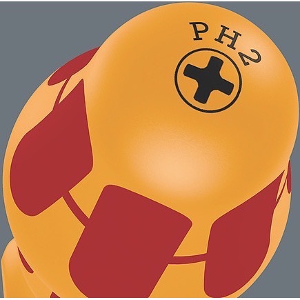 德國【WERA】 1062i黃/紅柄 絕緣十字起子 螺絲起子-細節圖3