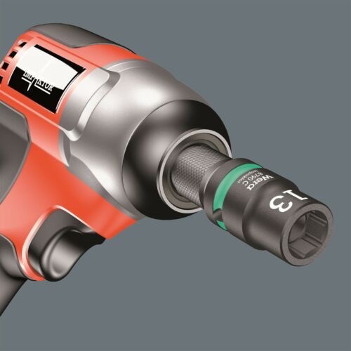 德國【WERA】四分 氣動短套筒9件組-附磁性收納條 8790C IMP RAIL-細節圖3