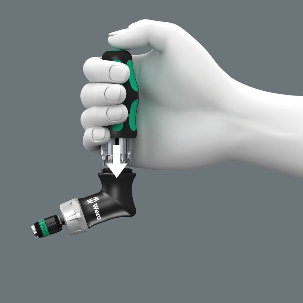 德國【WERA】頂級棘輪全方位槍型起子7件組KK-814RA 槍型起子 棘輪起子-細節圖5