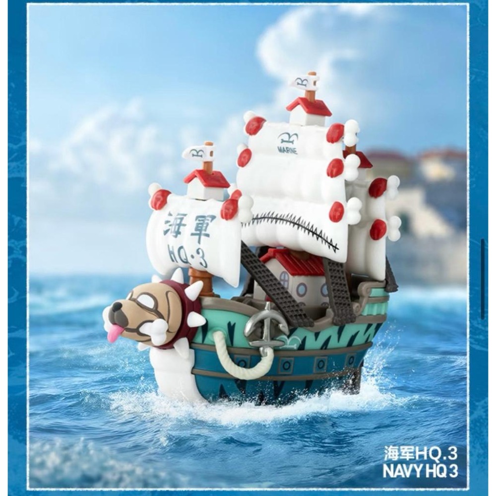 POP MART 泡泡瑪特 海賊王 航海王 ONE PIECE 偉大的航路系列 確認款-卡普 海軍HQ.3-細節圖2