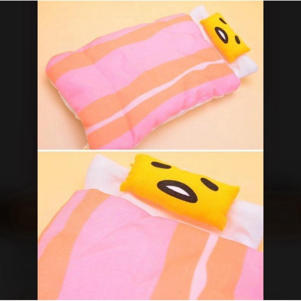 日本🇯🇵蛋黃哥扭蛋 日式大布團手機保護套 手機被套 隱藏款扭蛋（全新 🈶蛋殼、紙）-細節圖5