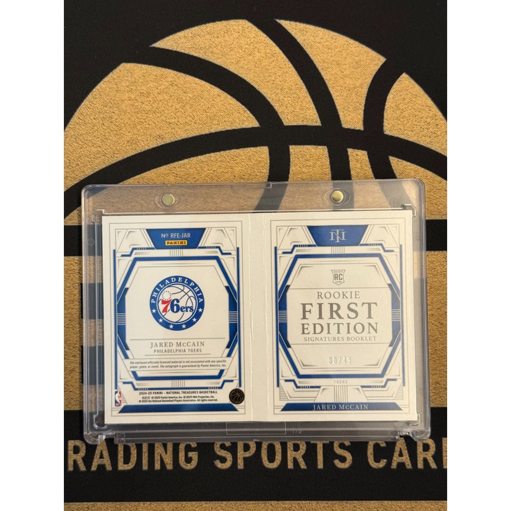 NBA Panini Jared Mccain 2024-25 First Edition Booklet /49-細節圖2