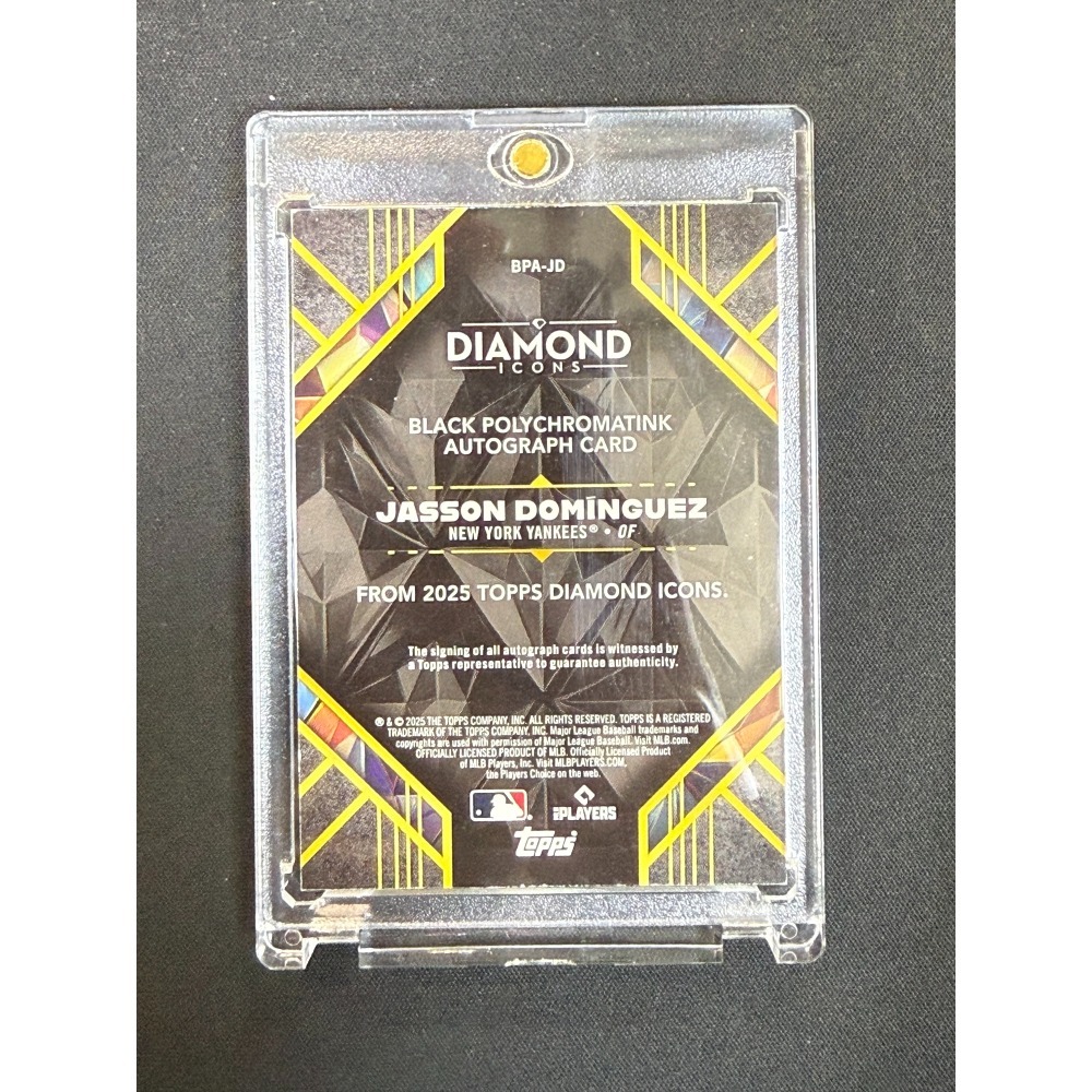 MLB Topps Jasson Dominguez 2025 Black Polychromatink /10-細節圖2