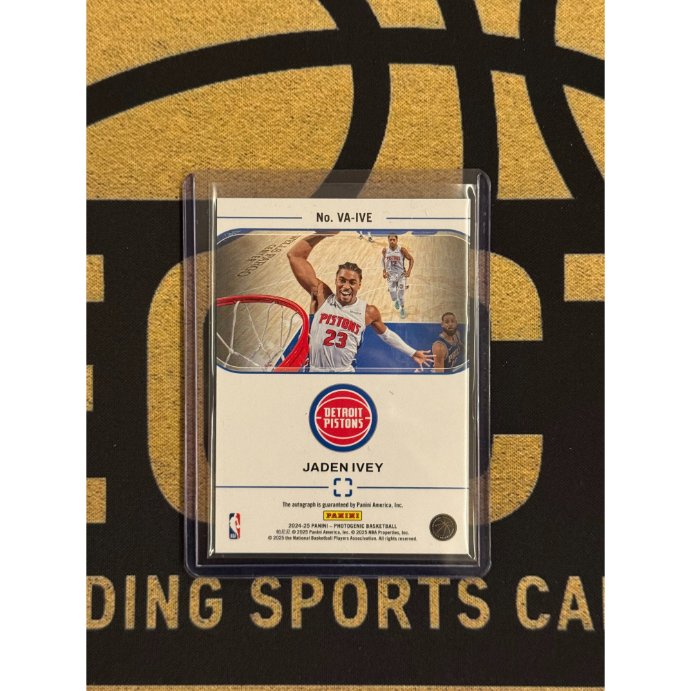 NBA Panini Jaden Ivey 2024-25 Photogenic Auto /99-細節圖2