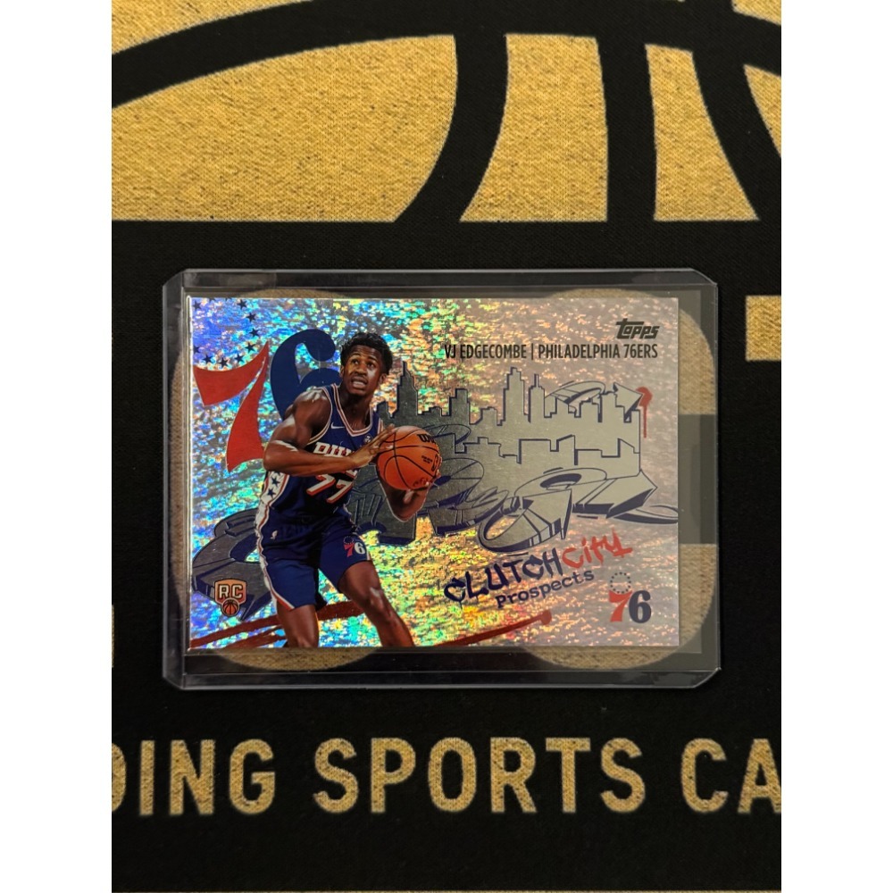 NBA Topps VJ Edgecombe 2025-26 Clutch City RC 代-規格圖2