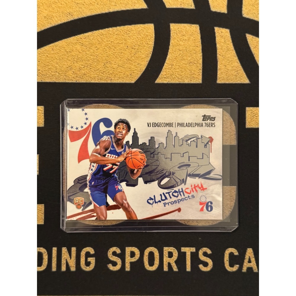 NBA Topps VJ Edgecombe 2025-26 Clutch City RC 代-規格圖2