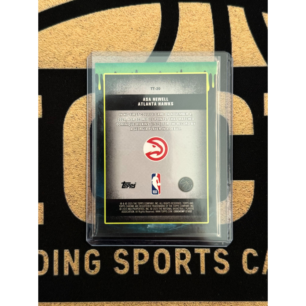 NBA Asa Newell 2025-26 Topps Chrome Tall Tales /150 代-細節圖2