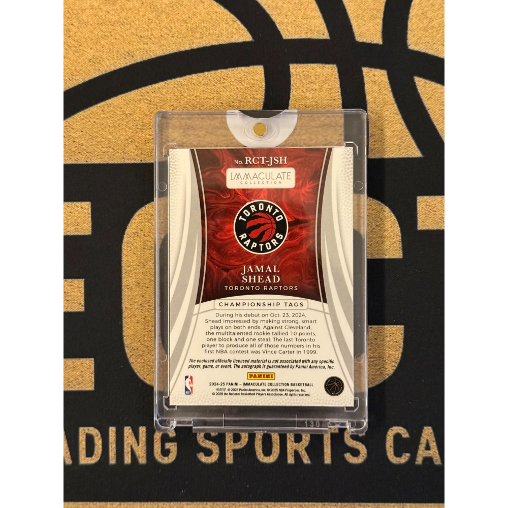 NBA Jamal Sheed Panini 2024-25 Champion Tags RC簽 /5 代-細節圖2