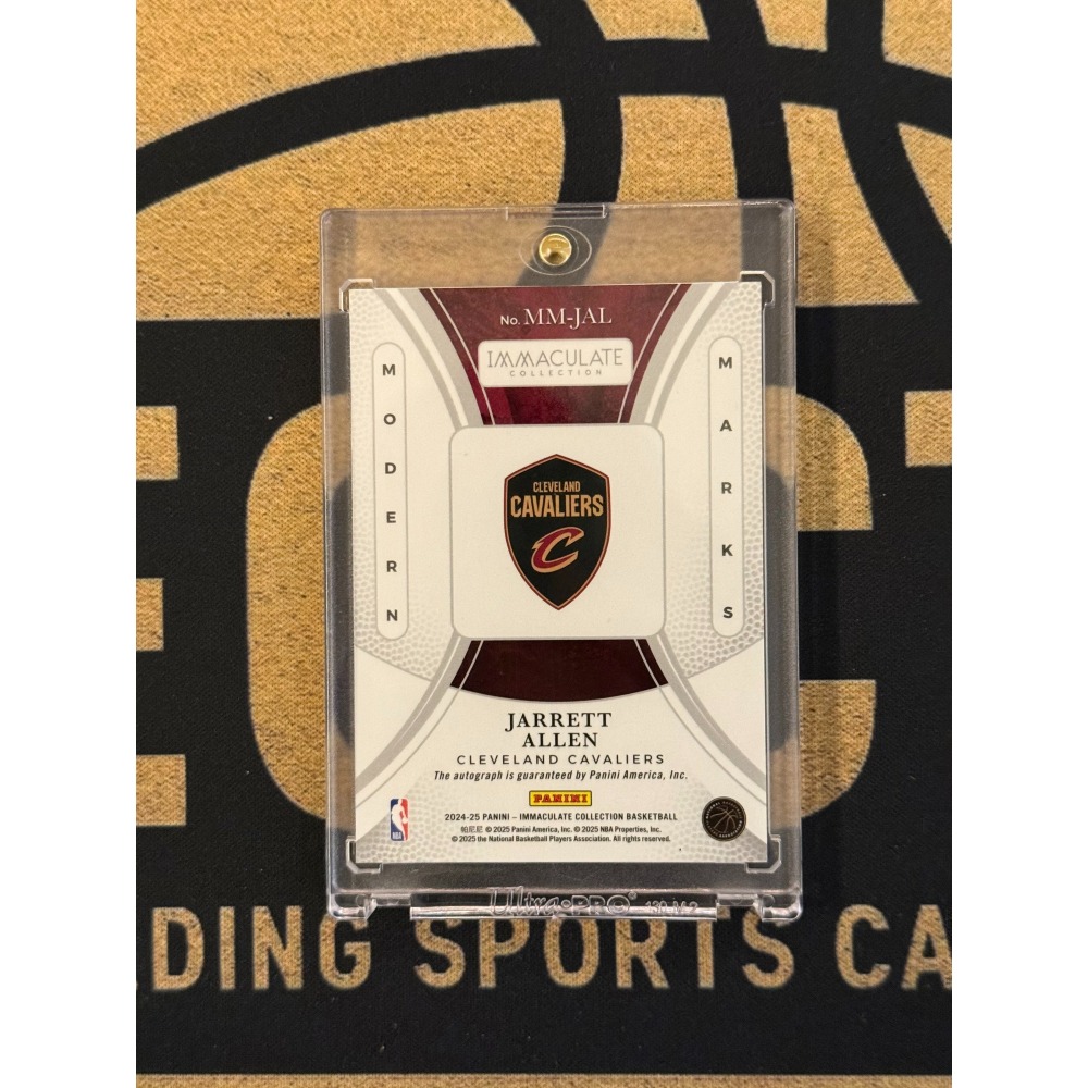 NBA Jarrett Allen Panini 2024-25 Modern Marks 1/1 文-細節圖2