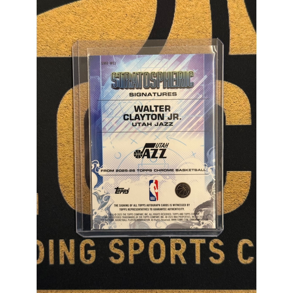 NBA Walter Clayton Jr. Topps Chrome 2025-26 Stratospheric 代-細節圖2