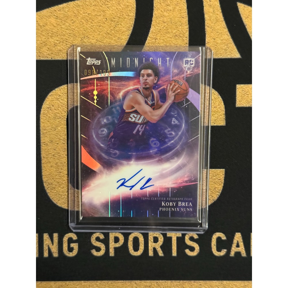 NBA Koby Brea Topps 2025-26 Stroke of Midnight RC 游-規格圖1
