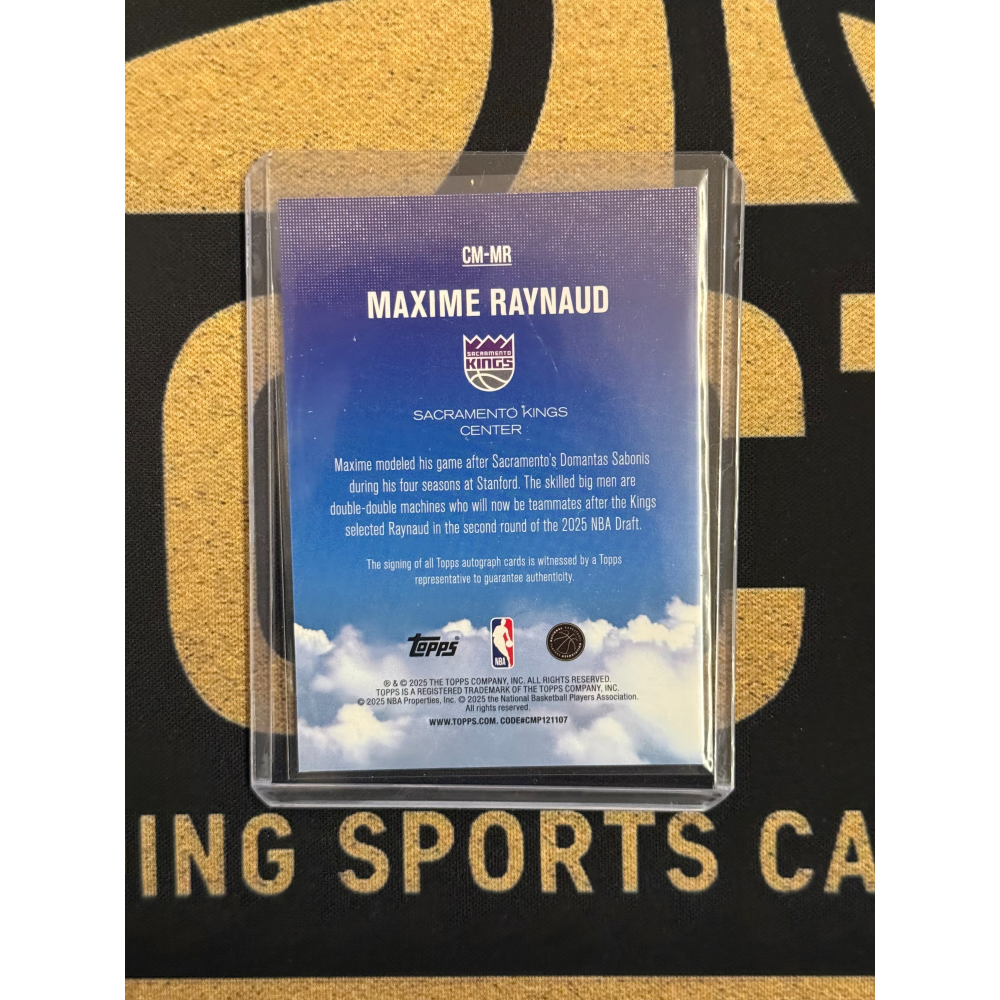 NBA Maxime Raynaud Topps 2025-26 Contemporary Marks 民-細節圖2