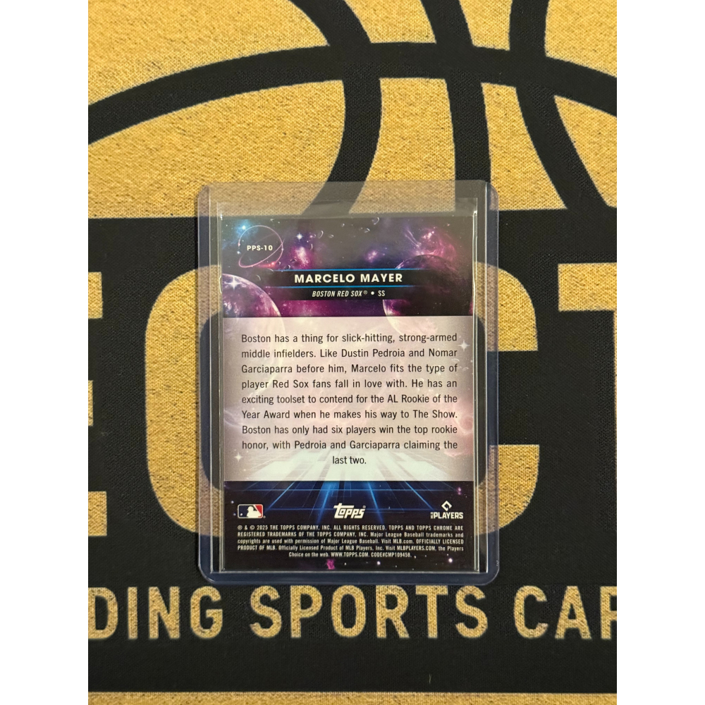 MLB Marcelo Mayer Topps Cosmic 2025 Planetary Pursuit Sun 民-細節圖2