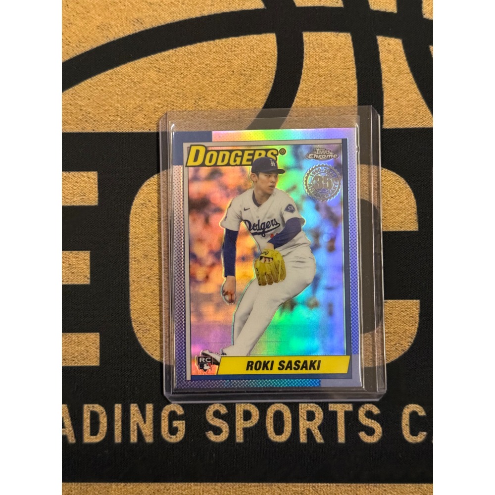 MLB Roki Sasaki Topps 各年份特卡.普卡.亮卡大集合 民-規格圖1