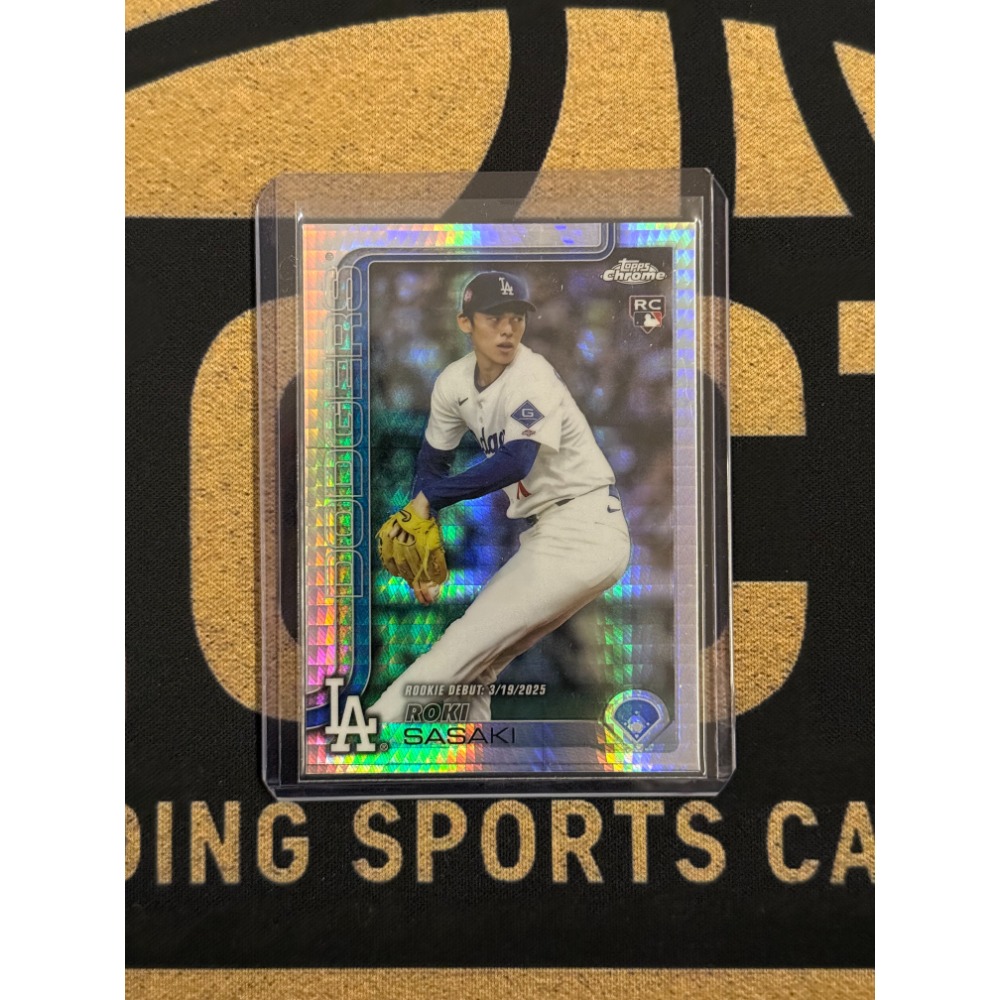 MLB Roki Sasaki Topps 各年份特卡.普卡.亮卡大集合 民-規格圖1