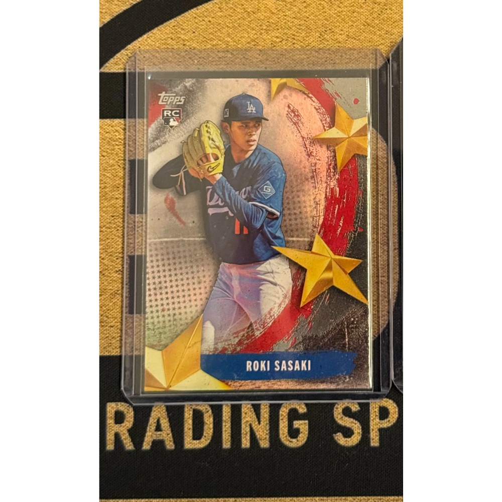 MLB Roki Sasaki Topps 各年份特卡.普卡.亮卡大集合 民-規格圖1