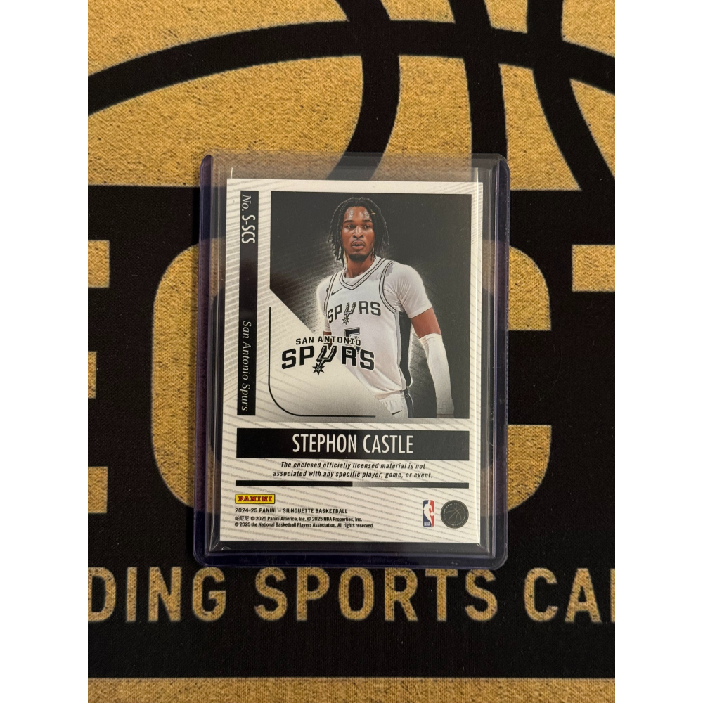 NBA 2024-25 Panini Silhouette Stephon Castle Silhouette 民-細節圖2